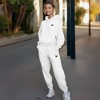 Dalix Butterfly Embroidery Sweatsuit Set Hoodie Jogger Soft Fleece Relaxed Fit Lounge Womens - 3 of 4