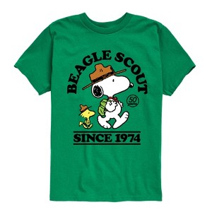 Boys' - Peanuts - Beagle Scout Since 1974 Short Sleeve Graphic T-Shirt - 1 of 4