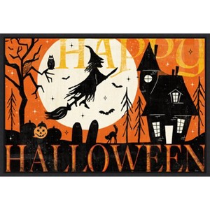 Amanti Art Halloween is Calling I by Veronique Charron Canvas Wall Art Print Framed 33 x 23-in. - 1 of 4