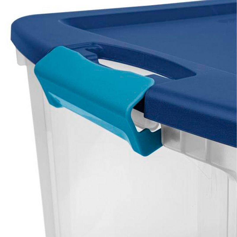 Sterilite 18 Gallon Stackable Latch and Carry Plastic Storage Container with Indexed Lids for Home, Office, Closet, Playroom, & Garage, 3 of 7