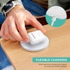 iHome AirPods Case Cover, Heavy-Duty Protection, Charging Flexibility, Versatile Fit for AirPods Generation 1 & 2, White - 4 of 4