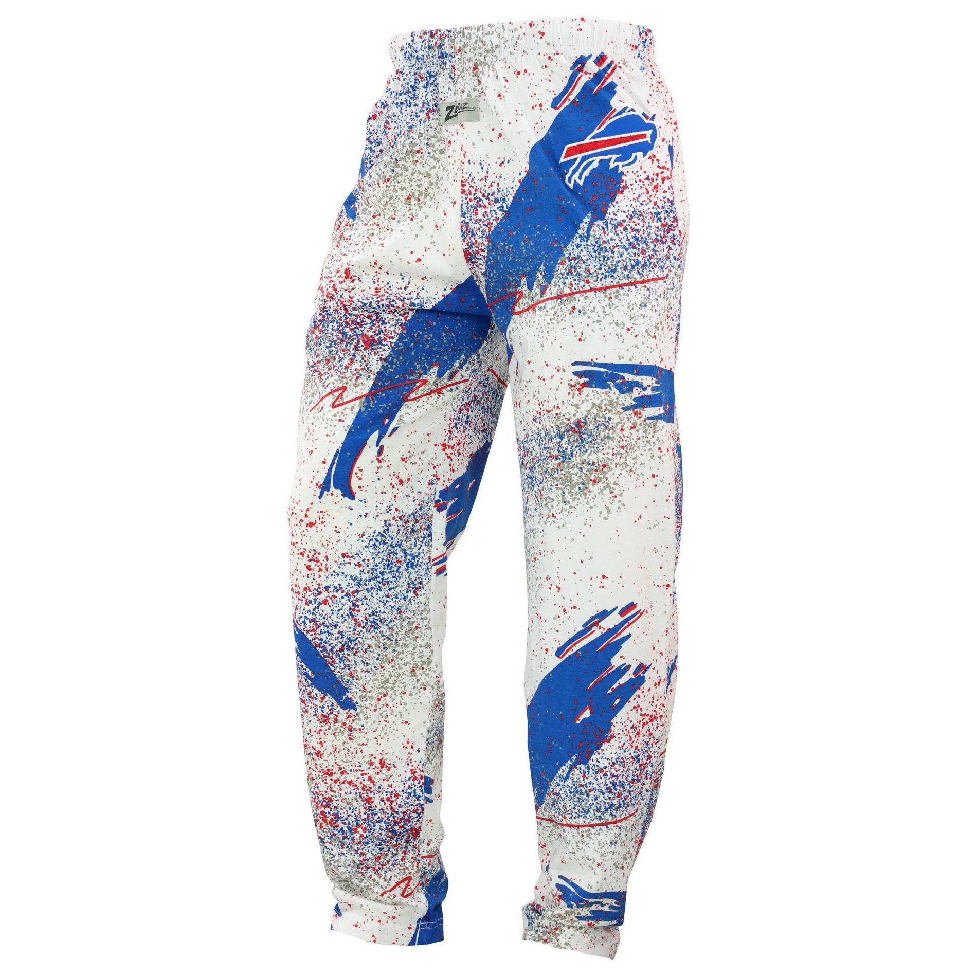 NFL Buffalo Bills Zubaz Men's Confetti Screen Print Pants