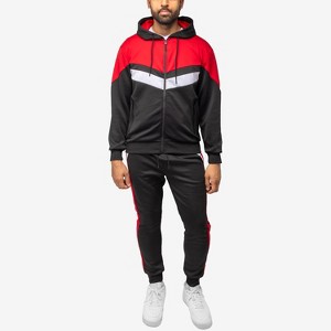 CULTURA Men's Zip Up Hoodie Track Suit - 1 of 4