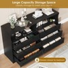 Black Dresser for Bedroom Deep Drawers, Wide Wooden Bedroom Dressers with Power Outlet and Led Light - 4 of 4