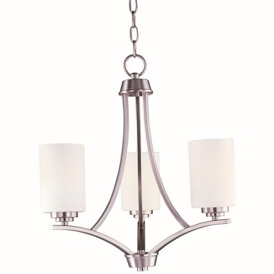 Maxim Lighting Deven 3 - Light Chandelier in  Satin Nickel