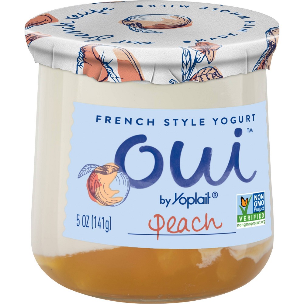 Oui by Yoplait Peach French Style Yogurt