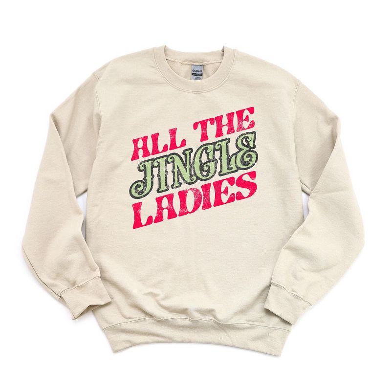 Simply Sage Market Women's Graphic Sweatshirt All The Jingle Ladies, 1 of 5