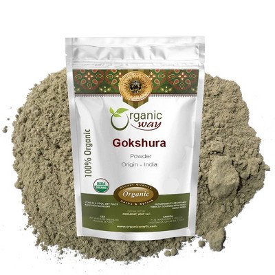 Organic Way Gokshura Powder 1 Lbs