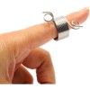 Bright Creations 10 Pack 2 Sizes Metal Yarn Guide Finger Holder Knitting Thimble for Crochet Knitting - 3 of 4
