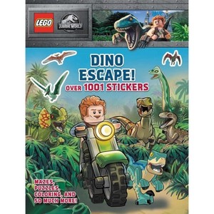 Lego Jurassic World: Dino Escape! - (1001 Stickers) by  Ameet Publishing (Paperback) - 1 of 1