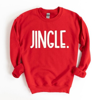 Simply Sage Market Women's Graphic Sweatshirt Jingle Bold Puff Print
