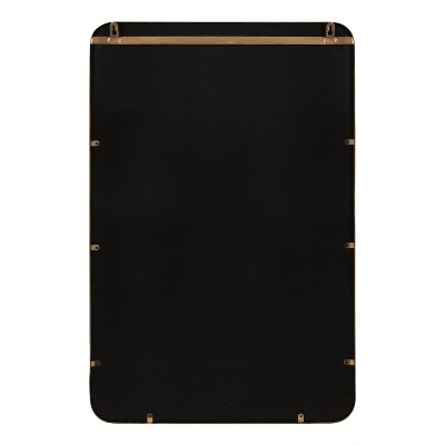 Armenta 30" x 20" Gold Rectangular Wall Mirror
