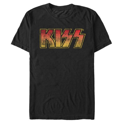 Kiss Men's Group Band T-Shirt with Short Sleeves, Sizes S-3XL