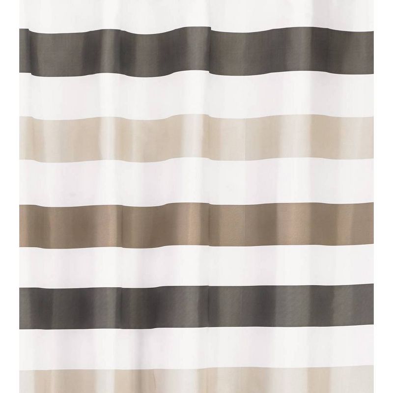 Cabana Shower Curtain White/Brown - Moda at Home, 5 of 6