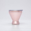Cambridge Silversmiths Set of 4 11oz Cocktail Tumblers with Lids Brushed Pink: Stainless Steel, Dishwasher-Safe - 2 of 4