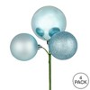 Vickerman 18" Ball Ornament Christmas Pick, 4 per Bag - 2 of 2