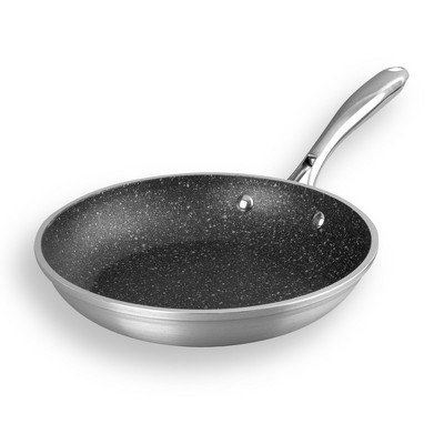 Granitestone Silver 10 Nonstick Fry Pan With Stay Cool Handle : Target