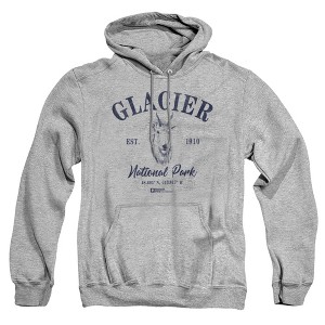 Men's Glacier National Park Mountain Goat Icon Pull-Over Hoodie - 1 of 4