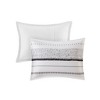 Sapphtopaz 3 Pcs Cotton Printed Full/Queen Comforter Set Bedding Set Quilt Set with Trims 1 Comforter, 2 Pillow Shams, Machine Washable - 2 of 4