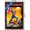 Trends International Iron Maiden - Piece Of Mind Flag Framed Wall Poster Prints - 3 of 4