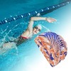 Unique Bargains Nylon Pleated Style Swimming Cap 1Pc - 2 of 4