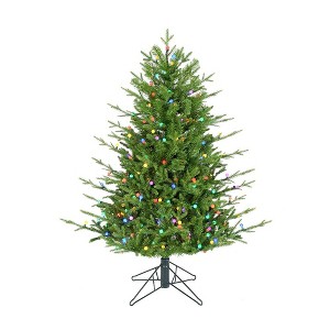 Kurt S. Adler 5' Pre-Lit Multicolored LED Timberland Tree - 1 of 4