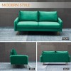 Velvet Loveseat Modern Sofa Tufted Couch with Metal Legs for Living Room, Bedroom, Office, Playroom - 4 of 4