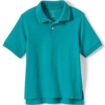 Lands' End School Uniform Kids Short Sleeve Interlock Polo Shirt