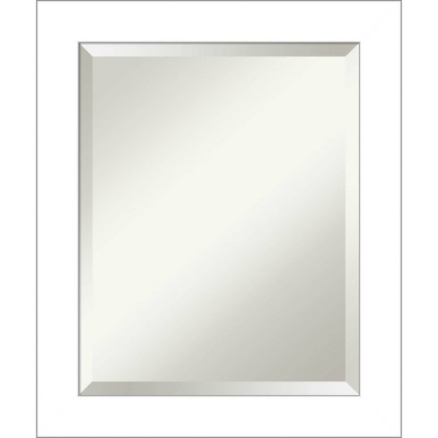 Wedge Framed Bathroom Vanity Wall, Black And White Framed Wall Mirror