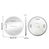 ARTLOGE 32" Round Bathroom Mirror with Bluetooth & Anti-Fog, LED Backlit, 3 Colors, Dimmable, Shatterproof, Vertical Mount - 2 of 4