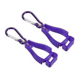 Unique Bargains Glove Keeper Gloves Grabber Clips Hook Holder Hanger for Glasses Helmets - 1 of 4