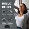 Aculief Acupressure Headache, Migraine, Tension Relief Wearable – Supporting Acupressure Relaxation - 2 Pack (Small, Black) - 3 of 4