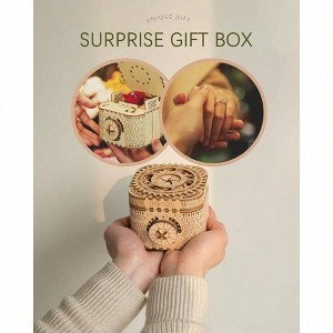 3D Wooden Puzzle DIY Kit, Creative Brain Teaser Toy, Mechanical Model Building Set, Educational Gift - 1 of 4