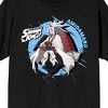 Shaman King Samurai Spirit Amidamaru Crew Neck Short Sleeve Men's Black T-shirt - 3 of 3