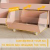 Petrimins  Toy Storage Organizer for Kids, Toy Storage Cabinet with Drawers, Boys and Girls Toy Shelf with Wheels, Kids Bookshelf for Bedroom - 3 of 4