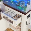 15 Gallon Fish Tank Stand with Power Outlets, Storage Cabinet & Drawer, Aquarium Table for Reptile Terrarium, 198 lbs-3irtyhousy - 3 of 4