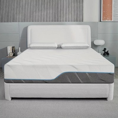 Dyonery Firm Flippable Mattress, Medium Firm - Firm Dual Sided Gel Memory Foam Mattress for Back Pain Relief, CertiPUR-US