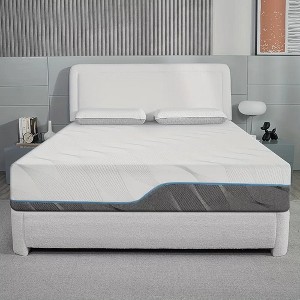 Dyonery Firm Flippable Mattress, Medium Firm - Firm Dual Sided Gel Memory Foam Mattress for Back Pain Relief, CertiPUR-US - 1 of 4