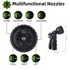 Garden Hose 25 FT,304 Stainless Steel Heavy Duty Water Hose with 7 Function Nozzles No-Kink Rust Proof for Yard Outdoor - 2 of 4