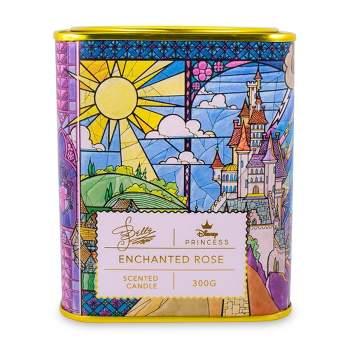 Ukonic Disney Princess Home Collection 11-Ounce Scented Tea Tin Candle | Belle