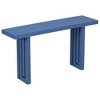 PAGED Retro Console Table with Distinctive Side Shapes,59 inch Entryway Table for Living Room,Hallway - 3 of 4