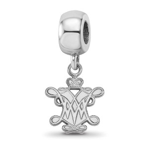 Black Bow Jewelry Sterling Silver College of William & Mary Tribe NCAA Bead Charm - 1 of 4
