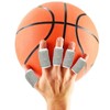 Unique Bargains Knitted Fabric Breathable Sports Finger Supporter Gray 10 Pcs - 3 of 3