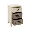 Farmhouse Wooden Side Table White - Olivia & May - 3 of 4
