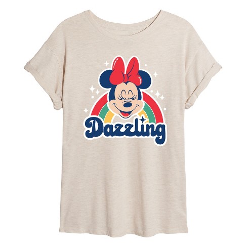 Women's - Disney - Dazzling Minnie Oversized Graphic T-Shirt - image 1 of 4