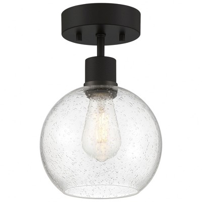 Access Lighting Port Nine 1 - Light Flush Mount in  Matte Black