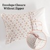 2 Pack Jersey Cotton Toddler Pillowcases, Envelope Travel Pillowcases - NTBAY - 4 of 4