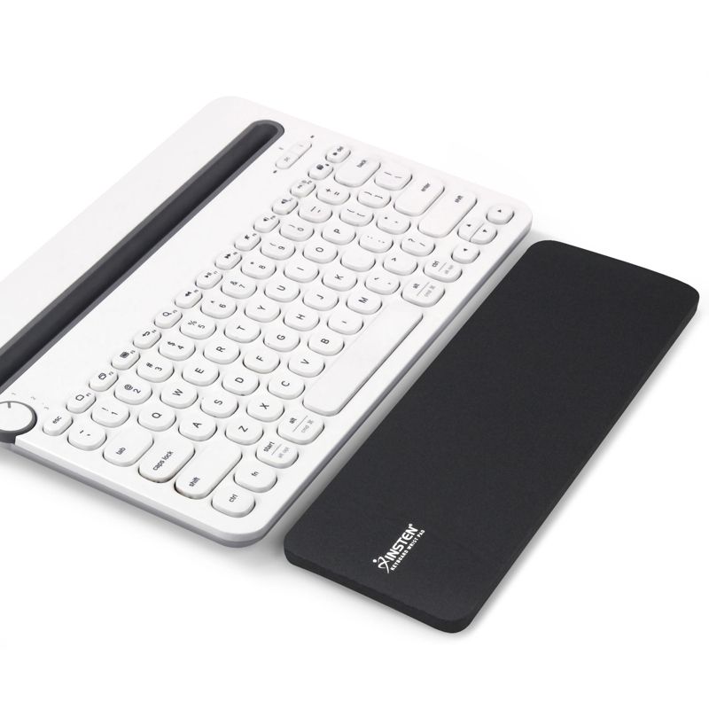 Insten Black Keyboard Wrist Rest Pad Support, Ergonomic Palm Rest, Anti-Slip, Comfortable Typing and Pain Relief, 11 x 3.5 in, 2 of 10