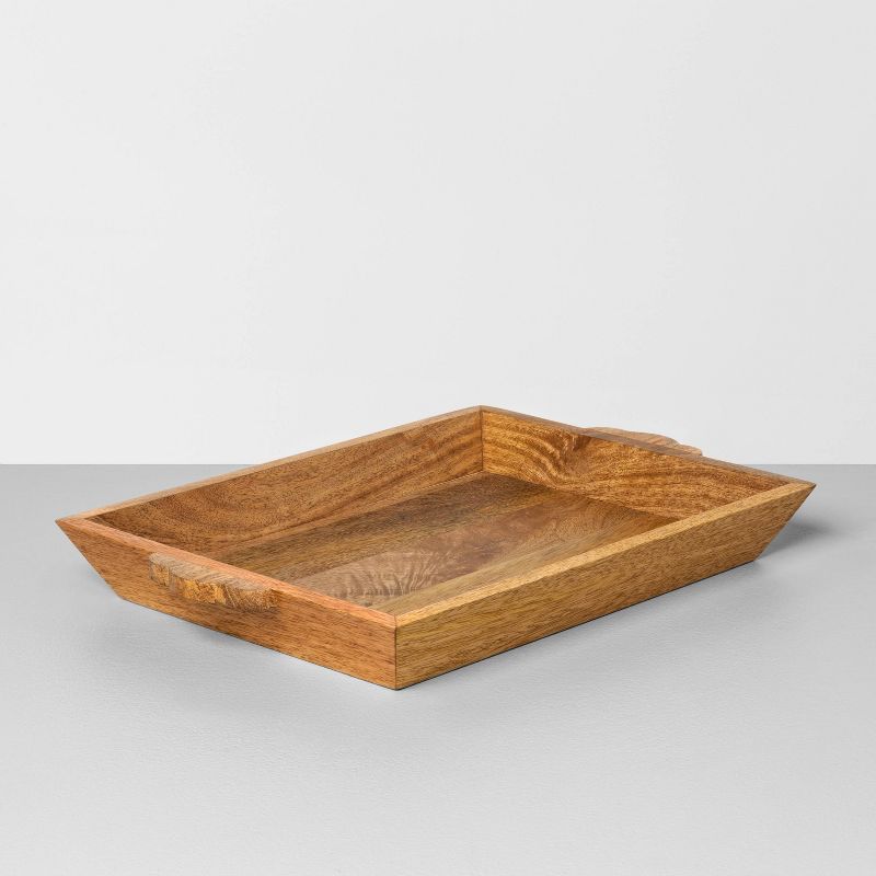 Carved Wood Tray - Hearth & Hand™ with Magnolia, 3 of 11