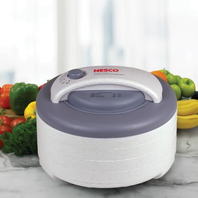 Nesco Snackmaster 4-Tray Gray and White Food Dehydrator